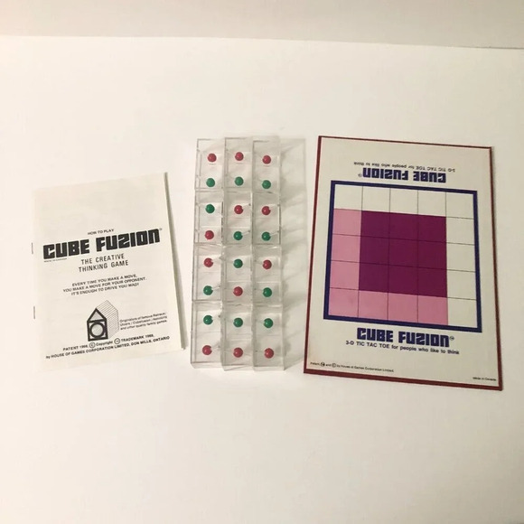 Vintage 1968 Cube Fusion Space Age 3D Board Game House Of Games - Picture 8 of 13